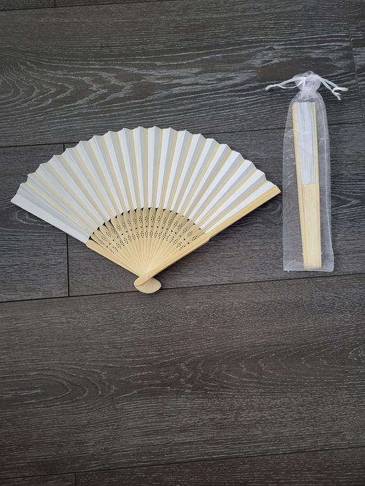 Evantai pentru nunta cu saculet 200 bucati