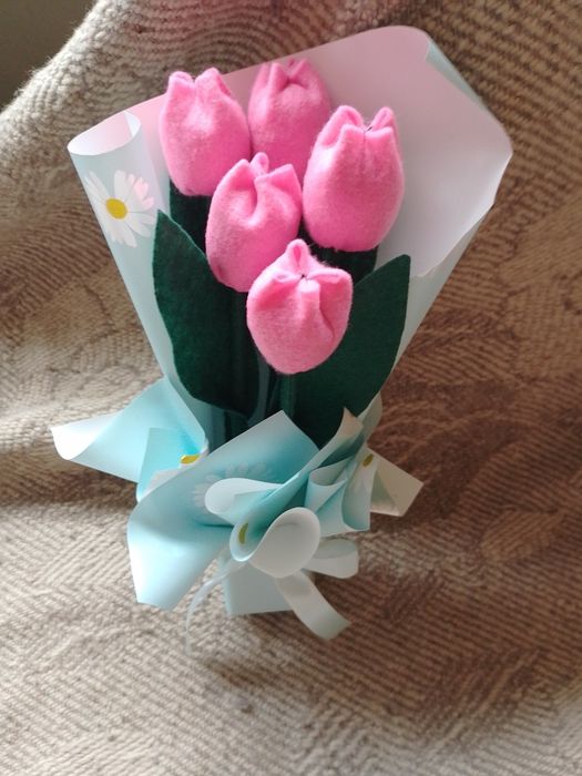 Цветя ръчна изработка