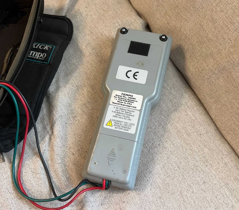 Tester Tempo Sidekick 7B EU in stare de functionare cu husa si cabluri