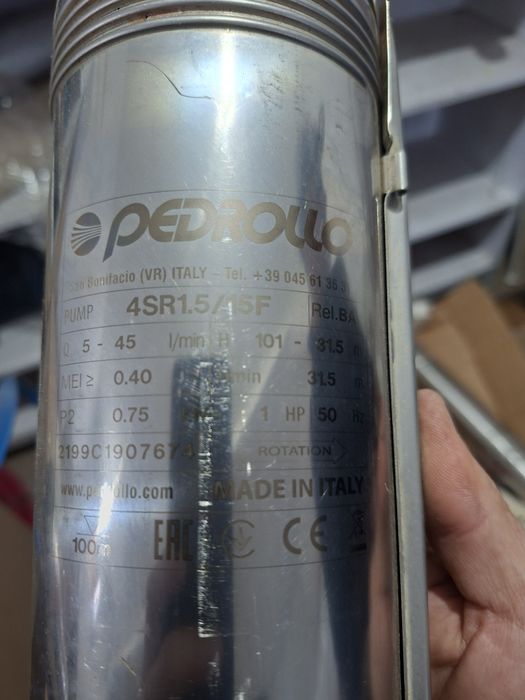 Pompa submersibila Pedrollo 4SRM 4/15-F