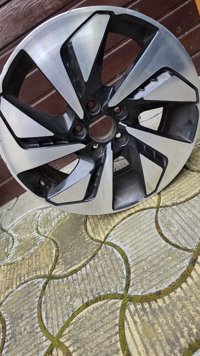 Janta originală / OEM Honda CR-V facelift 2015–2017, „machined face / black”, cu 5 spițe duble