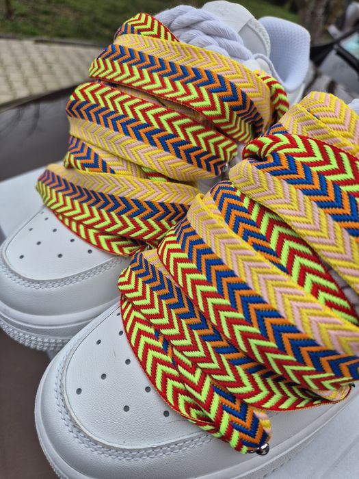 Nike air force 1 rope yellow lanvin