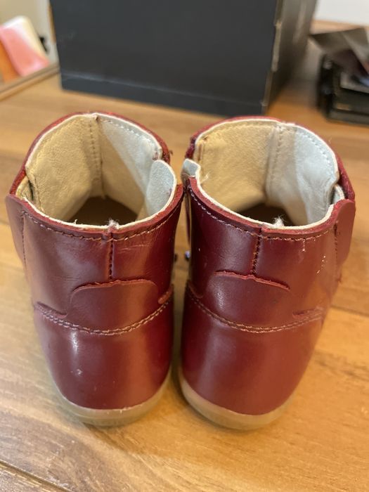 Bobux Step Up Лачени боти за бебе 22 размер