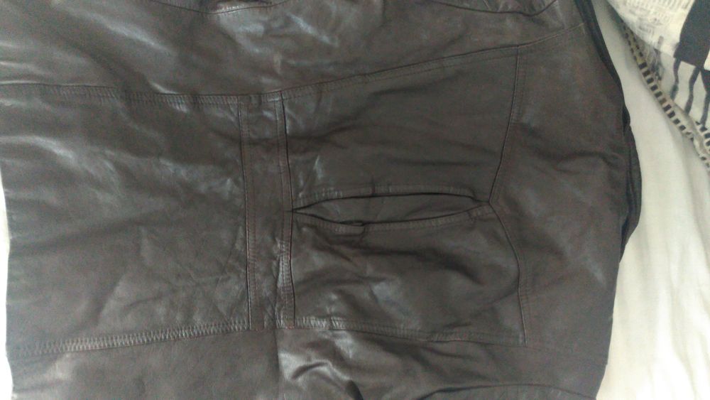 Haina Geaca Piele Unisex Echtes Leder Rind Nappa Marime 48/M