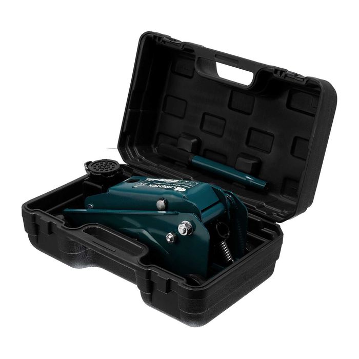 Домкрат гидравлический подкатной 2,5т 148-387 мм,в пласт кейсе Сибртех