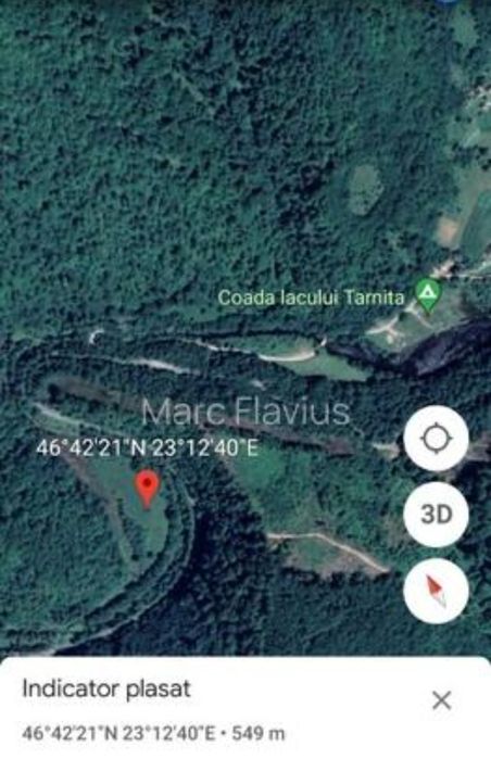 Teren intravilan 9191mp , Mărișel -Tarnița-Rîșca