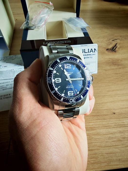 Longenes hydroconquest blue 41 mm