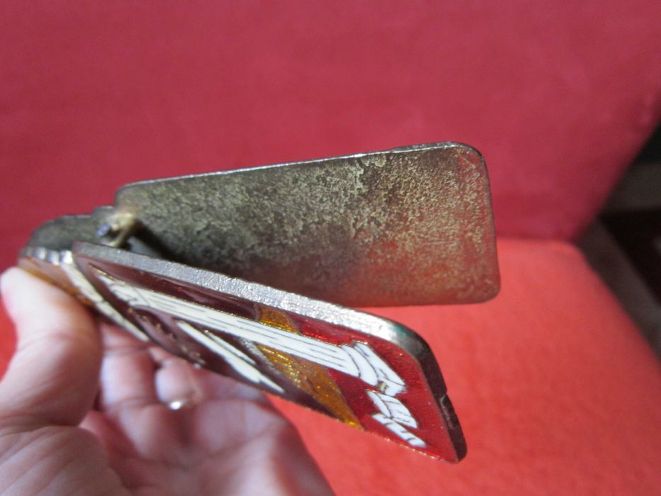 cadou rar clema Coli hartie Bufnita stil Cloisonne Grecia 1970