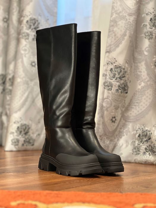 Cizme de damă negre până la genunchi, 37, noi - HEAD OVER HEELS