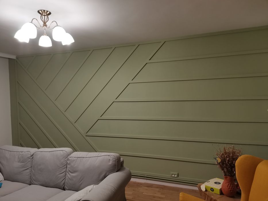 Montaj riflaj, profil chenare, cornisa, plinta parchet duropolimer/ 45