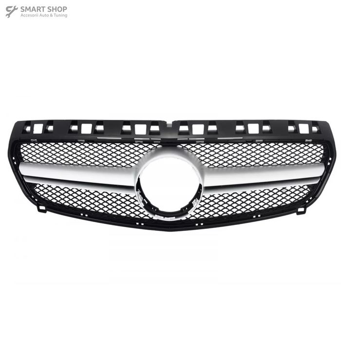 Grila Centrala compatibil cu Mercedes A-Class W176 (2012-2015) A45 Design Silver