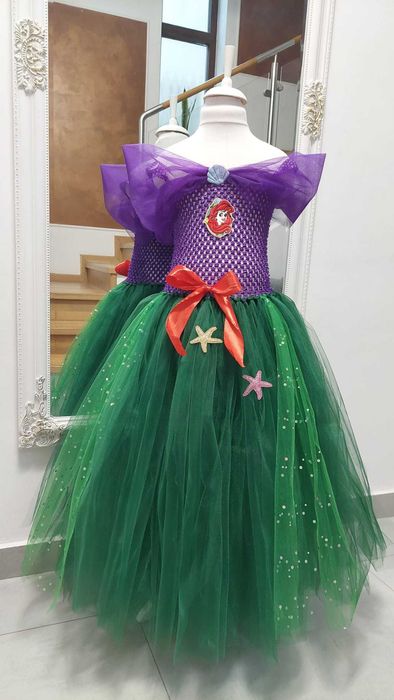 Rochita TUTU Printesa Ariel Mica Sirena serbare carnaval cadou