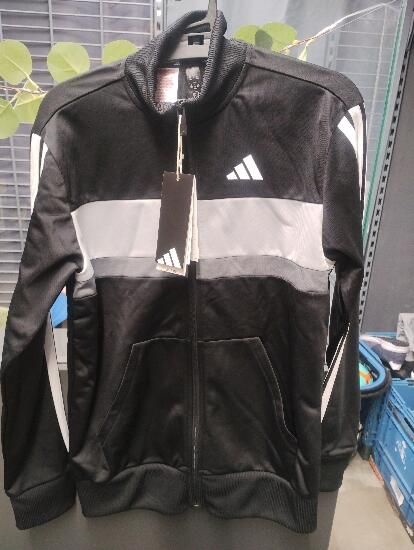 Trening Tiberio Adidas Negru-Alb Copii - produs resigilat Decathlon