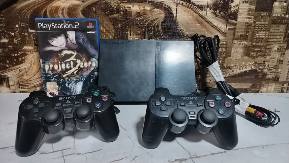 PlayStation 2  +2 джойстика
