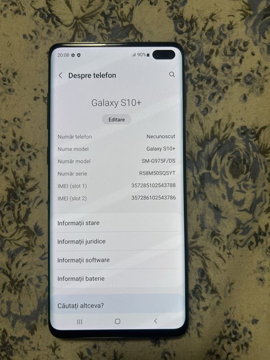 Vand samsung s10 +