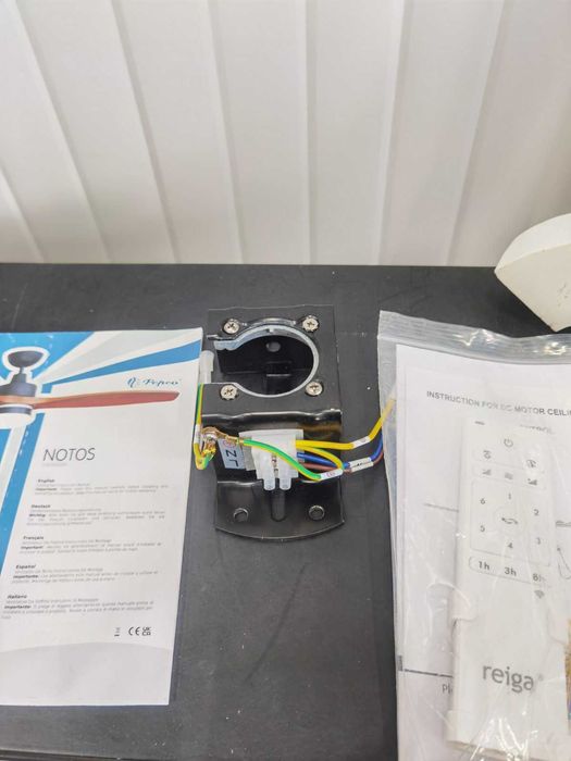 Интелигентен таванен вентилатор Reiga 165cm,WiFi, дистанционно, 6ск.