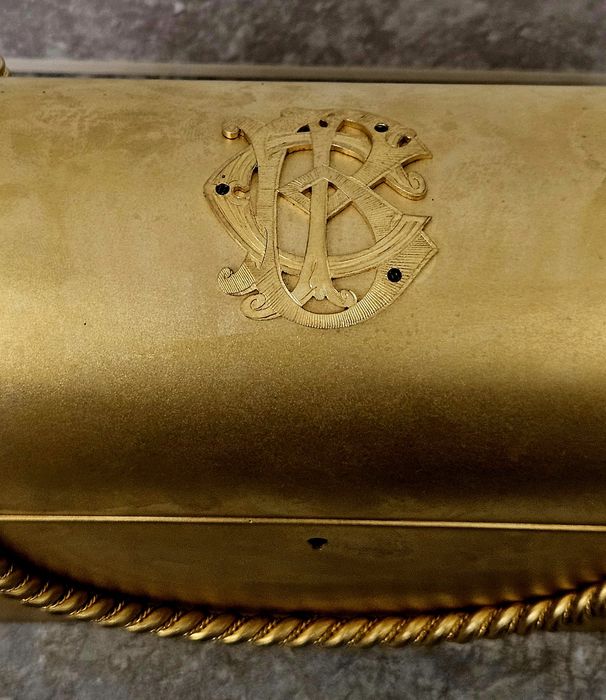 LONDON 19-ти век,  бронзов кутия за съхранение на хартия.
