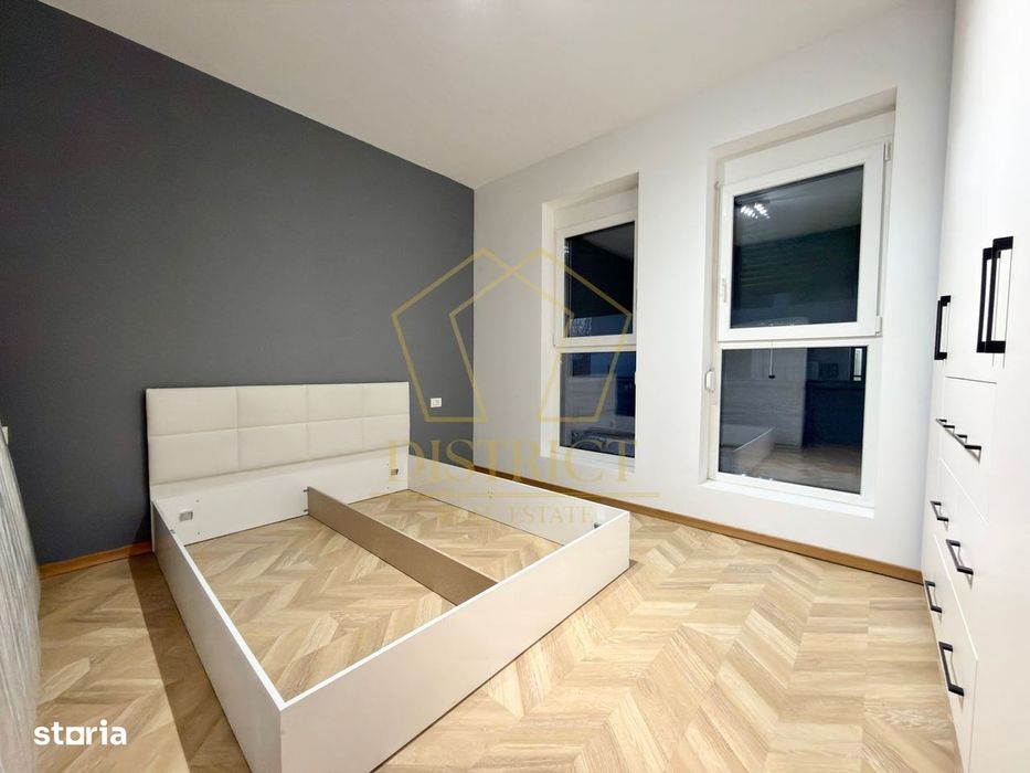 Apartament cu 2 camere mobilat si utilat cu gradina de 30mp in Braytim