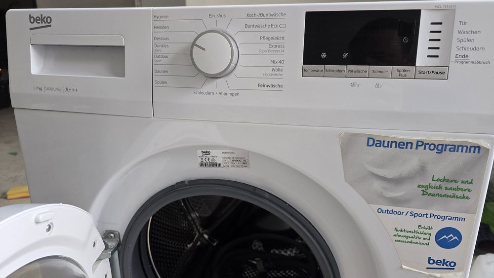 Masina de spalat slim Beko WCL71433N 7 kg(accept si schimburi)