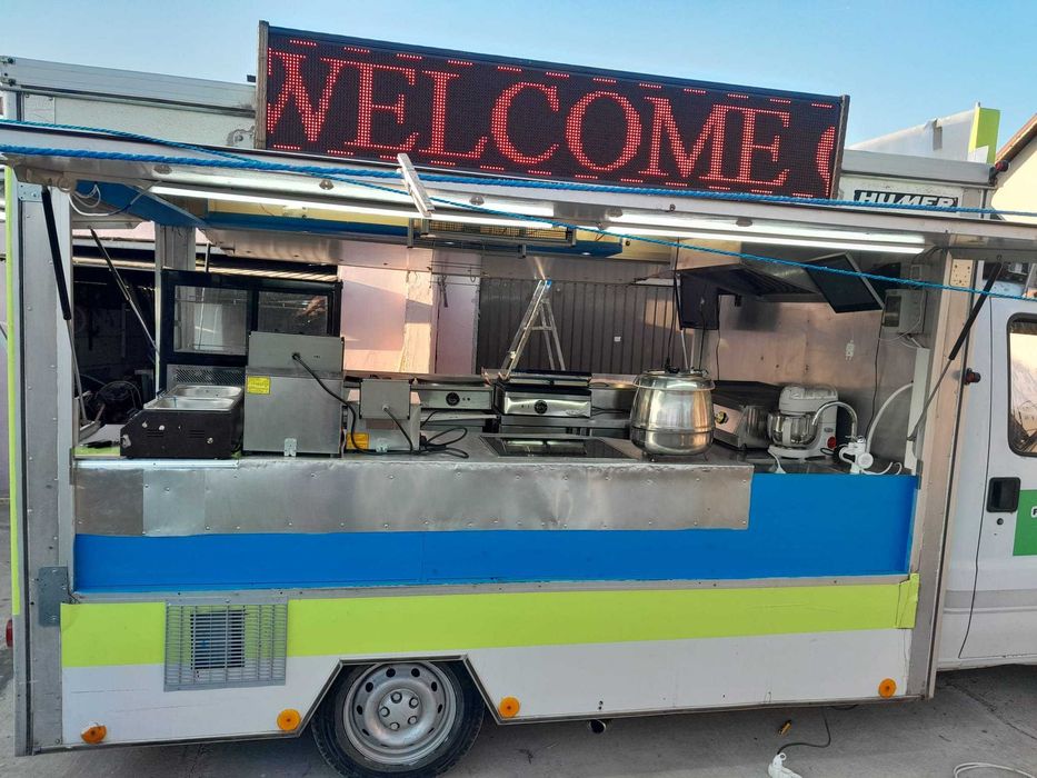 Închiriez food truck echipat – ideal pentru evenimente, târguri și sezon