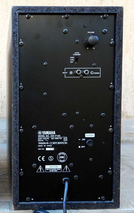 Subwoofer activ Sony SA-WMSP 2 , power output of 80W ,Impedance - 8 Ohms , Sub Bass: 200mm cone ,