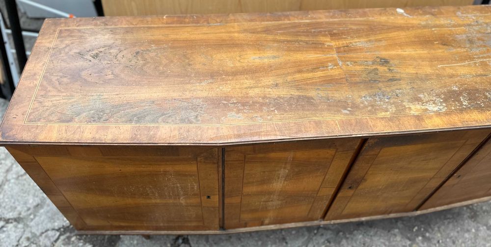 Servanta Vintage Stil Retro Mid-Century; Bufet Vintage cu 4 usi