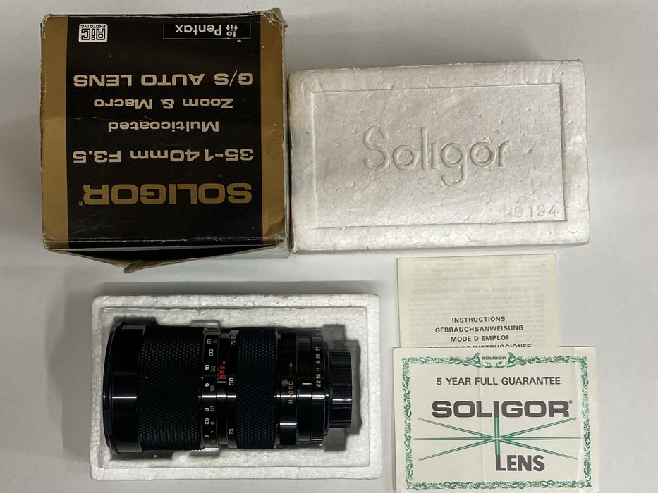 Obiectiv foto Soligor 35-140 mm mont Pentax nou