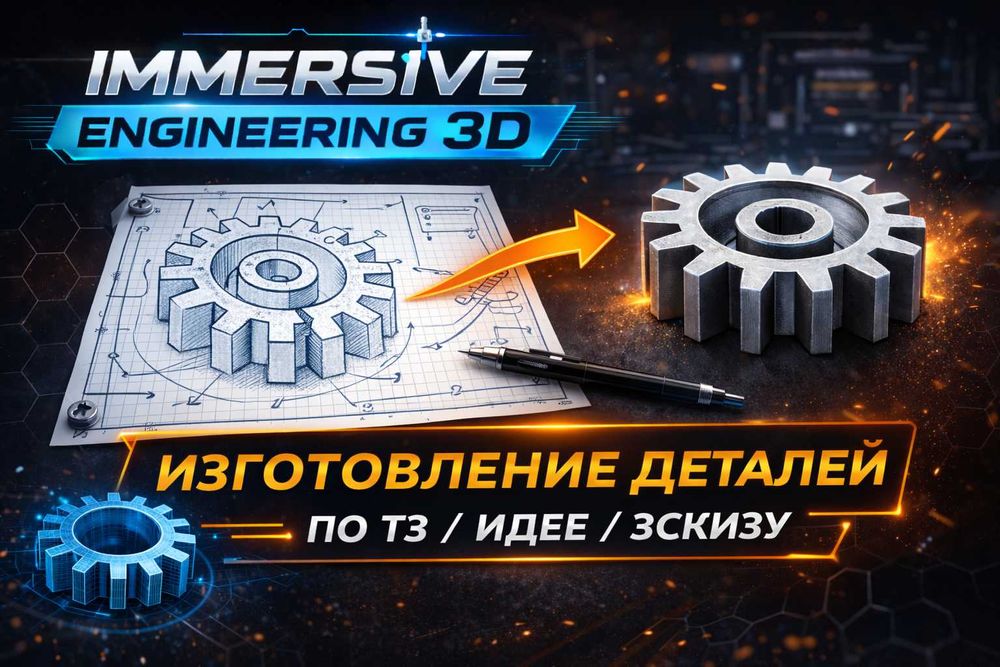 Студия 3D-Печати Immersive Engineering 3D