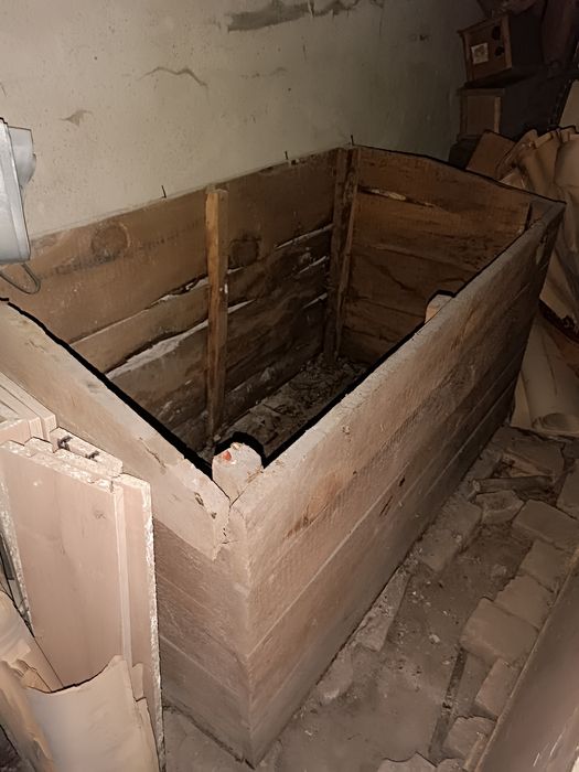 Ящик из настоящего дерева