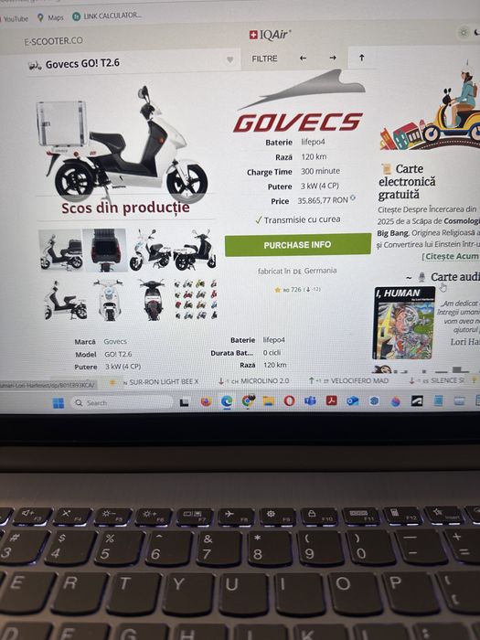 Scuter electric Profesional 2019 - 120km range