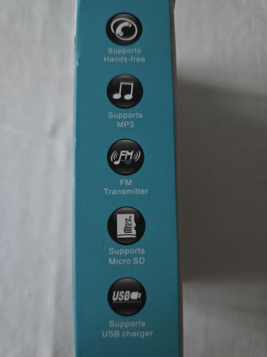Modulator FM MP3 auto cu BT, microSD, microfon, încărcător USB, handsfree