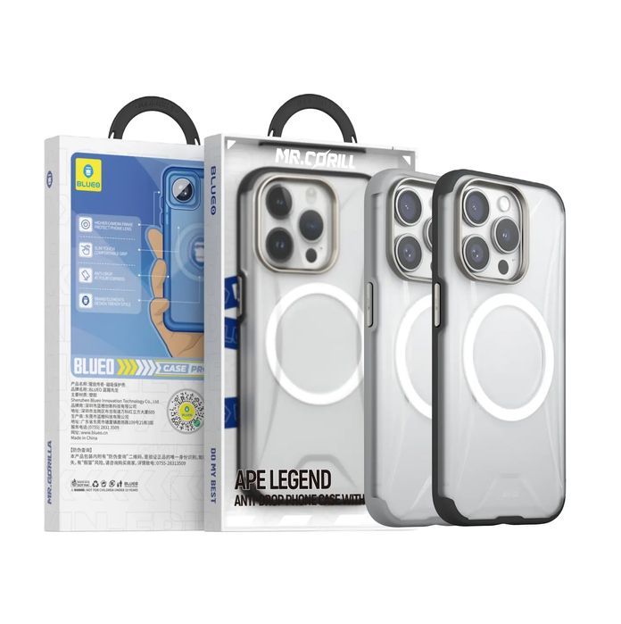 Blueo ape legend anti-drop phone case with magentic iphone 16 pro max,