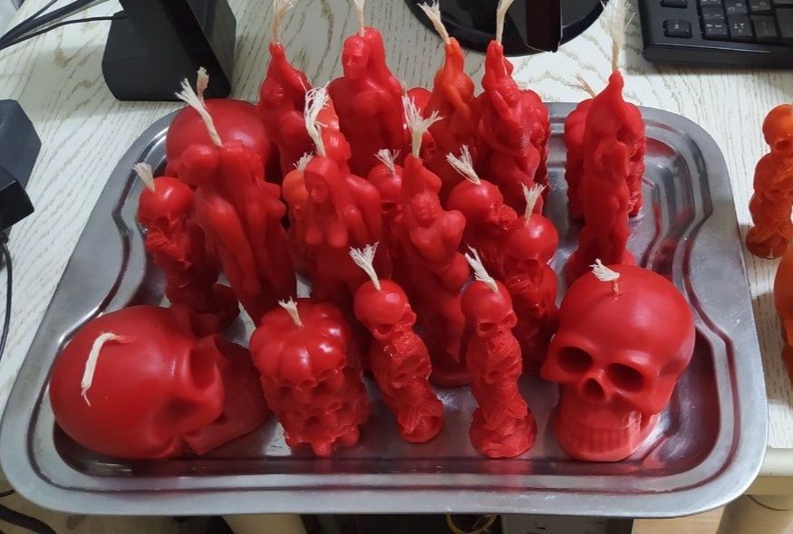 Восковые свечи. Фигуркали Шагамлар