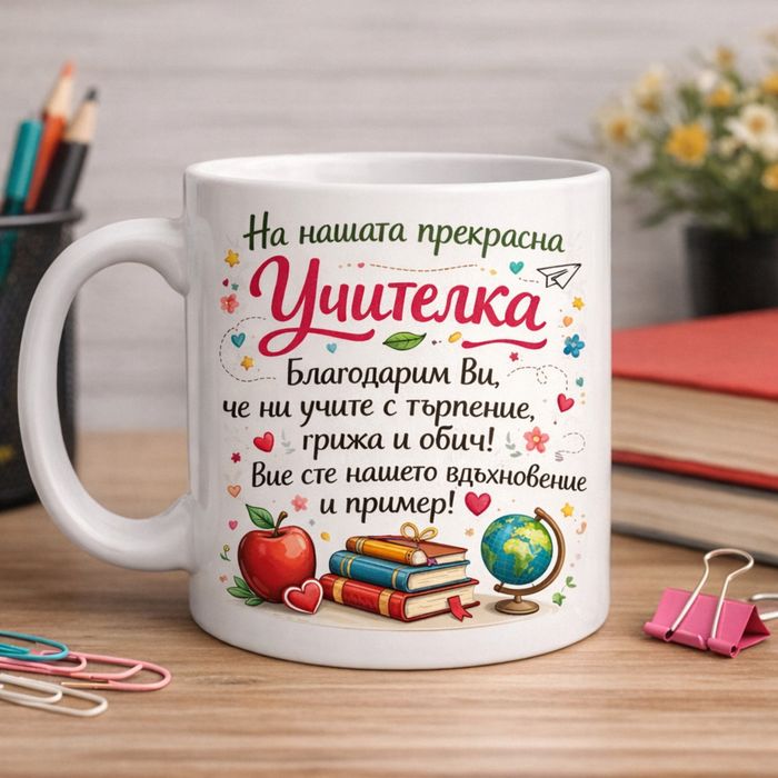 Персонален подарък по поръчка. Печатаме върху чаша, плоча,тениски и др