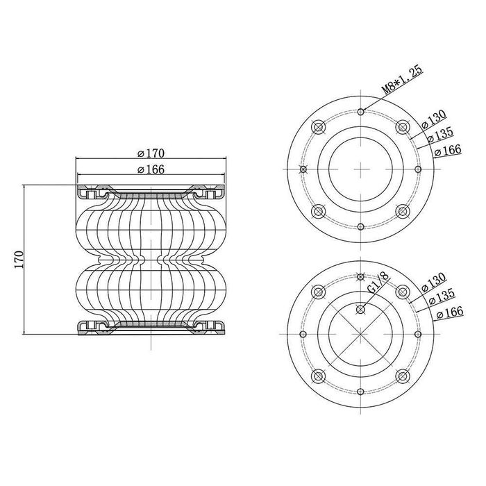 Въздушно Окачване за  Mercedes Sprinter 2006-2022 г.