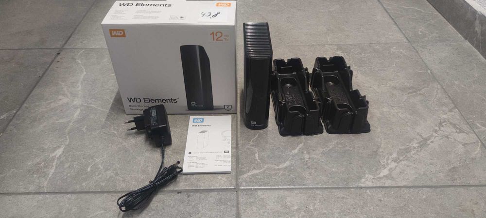 HDD extern, portabil 12TB 12 TB, Western Digital WD Elements 3.5" USB 3.0, expediez si prin curier