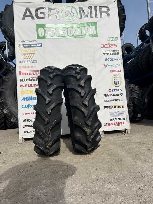 Anvelope noi RANFORSATE 12.4-24 12 pliuri marca Alliance pt tractor