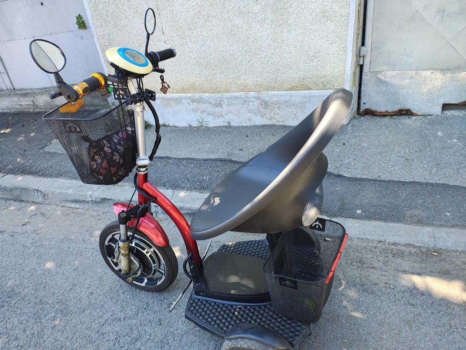 Tricicletă-Triciclu electric / adulți, persoane cu mobilitate redusă (dizabilități)