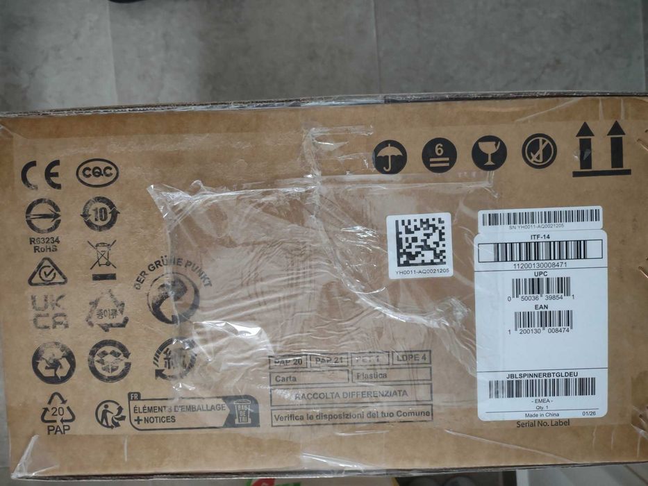 Pickup JBL Spinner BT, Bluetooth AptX-HD, Auriu