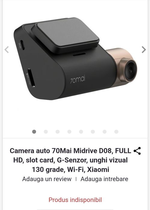 Camera Bord 70mai D08 Full HD