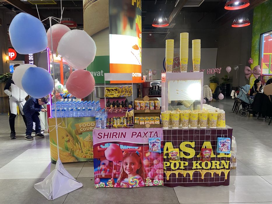 Popkorin;Shirin paxta; Marojni !!!