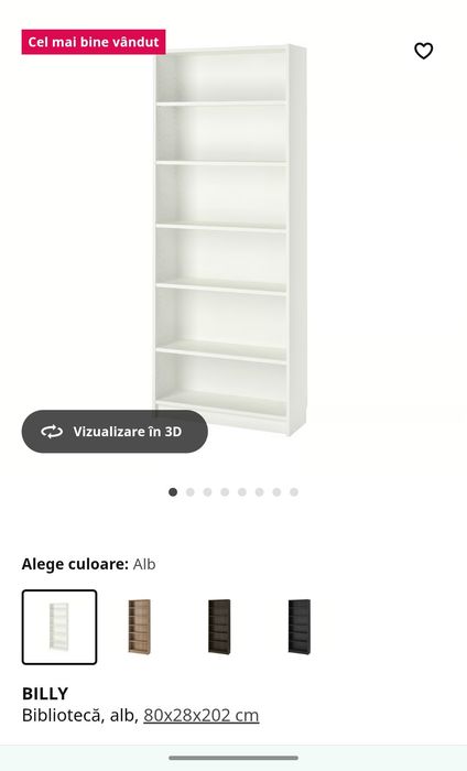 Mobilă Ikea albă foarte bună
