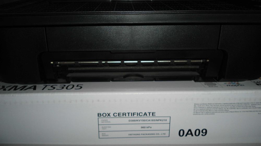 Принтер CANON PIXMA TS305 цветен, Безжичен печат