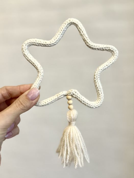 Decor personalizat pentru camera copil, șnur tricotat Cadou nou nascut