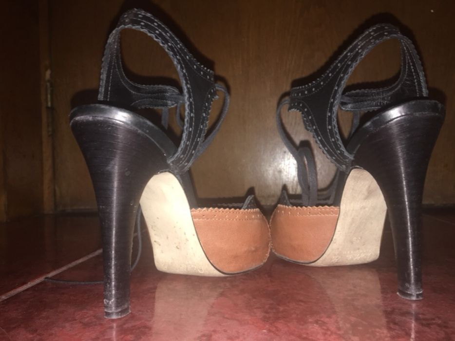 Sandale negre Musette