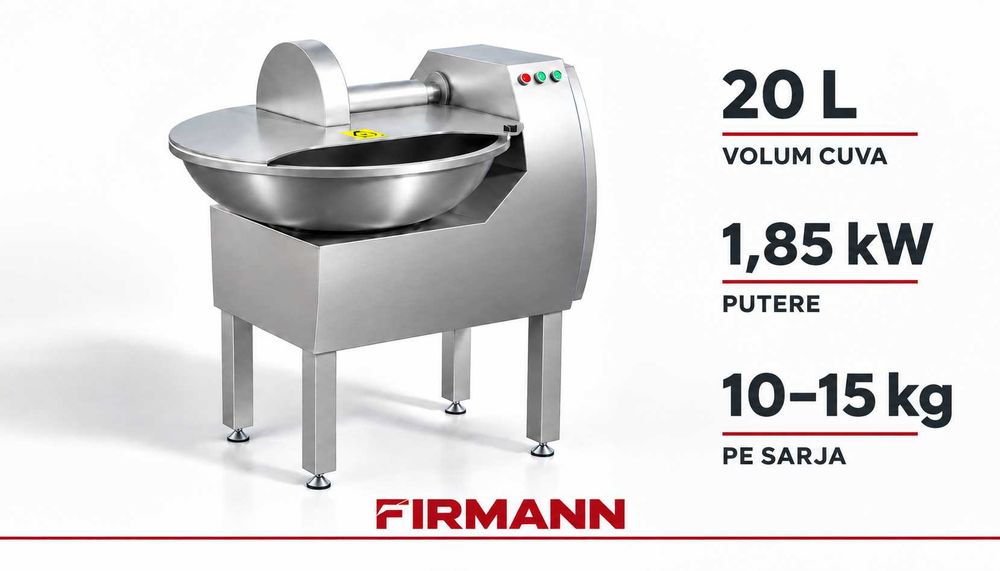 Firmann - Cutter profesional pentru carne 20 litri