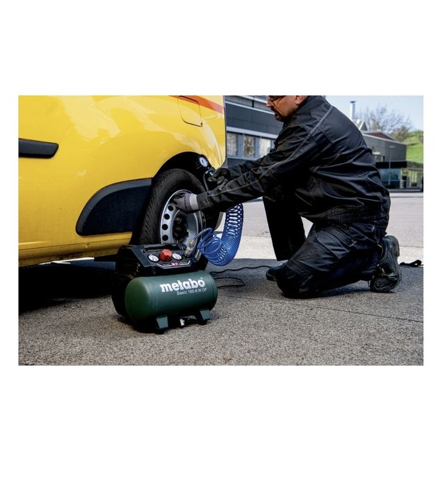 Безмасляный компрессор Metabo Basic 160-6 W OF 0.9 кВт, 6 л