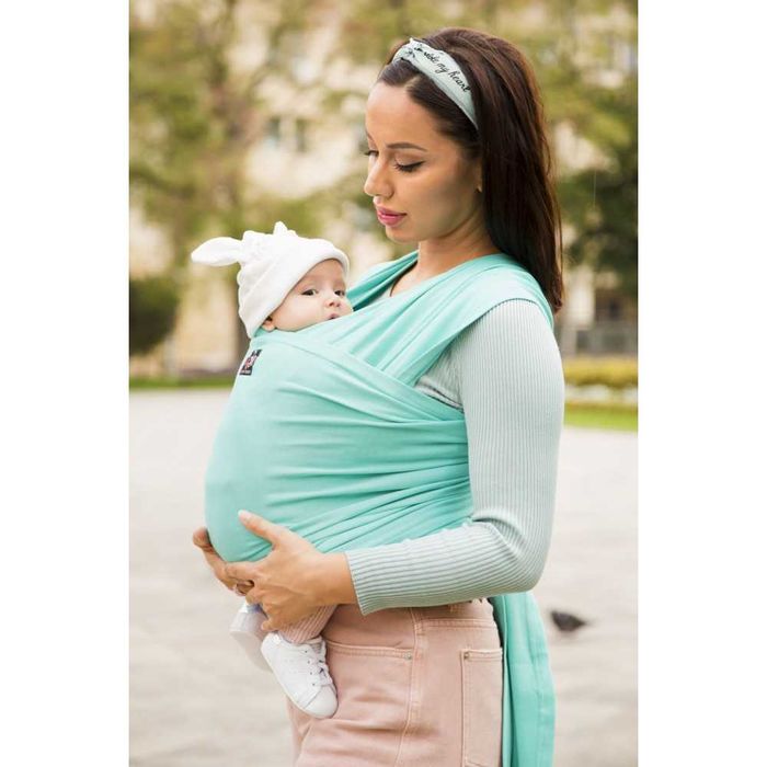 Разпродажба -30% | Еластичен слинг Omniababy | цвят мента