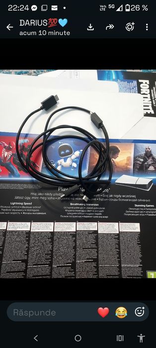 Cablu hdmi PS 5 original