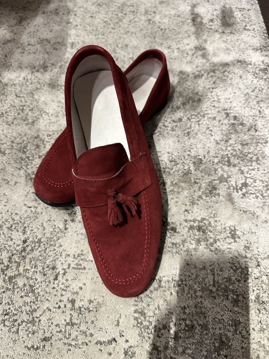 Мъжки велурени мокасини